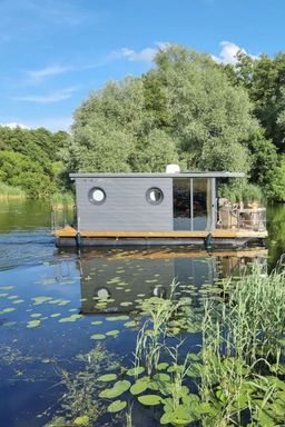 Houseboat in nature